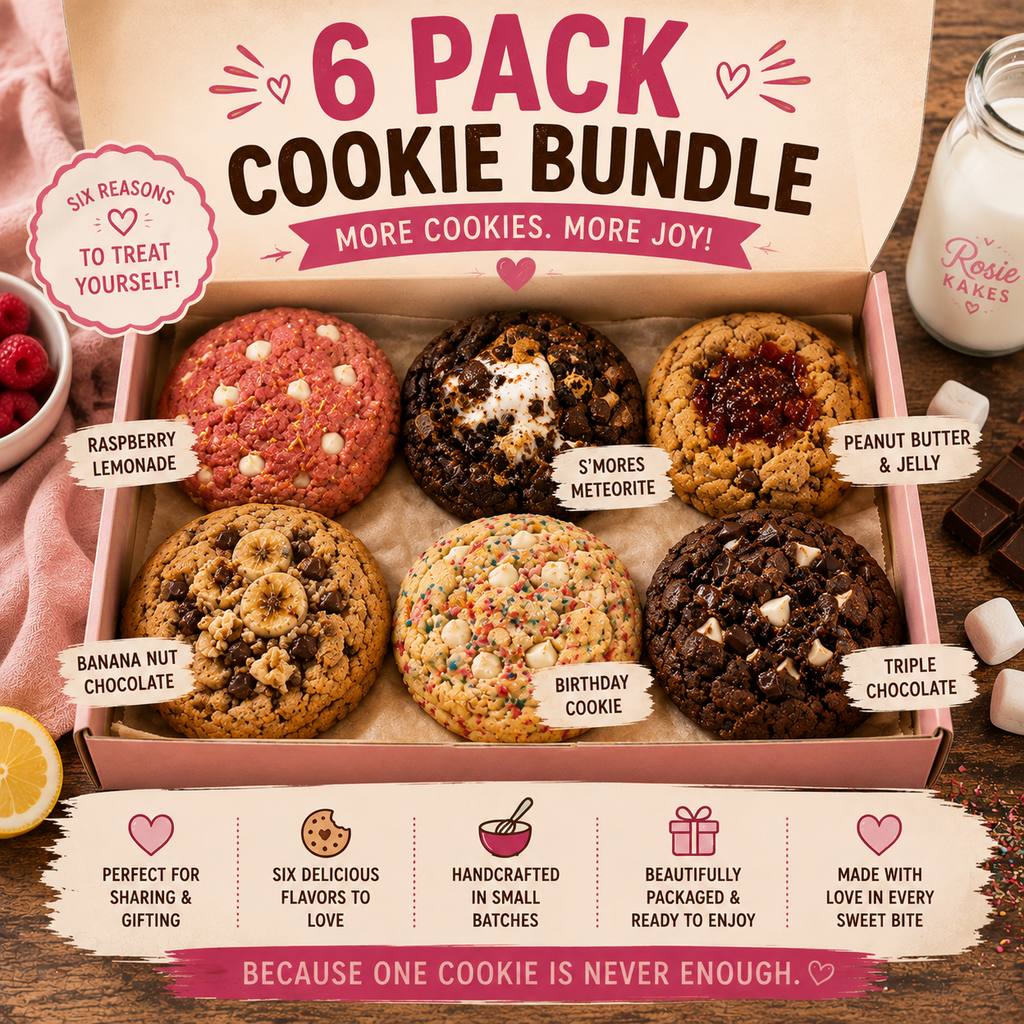 Rosie’s Raspberry Lemonade Cookie 6 Pack