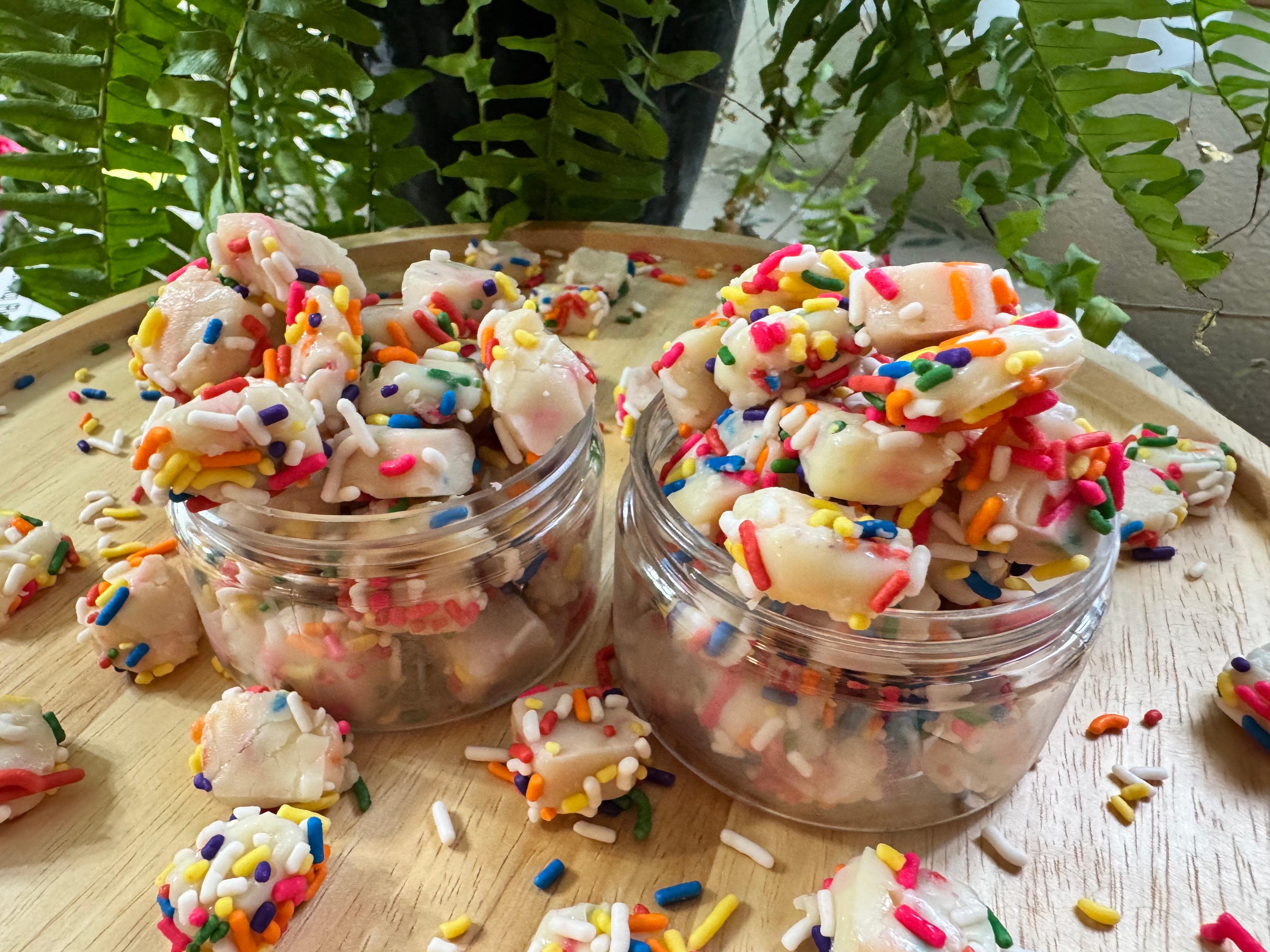 Rosie’s Birthday Fudge BITES with White Chocolate & Confetti 5oz