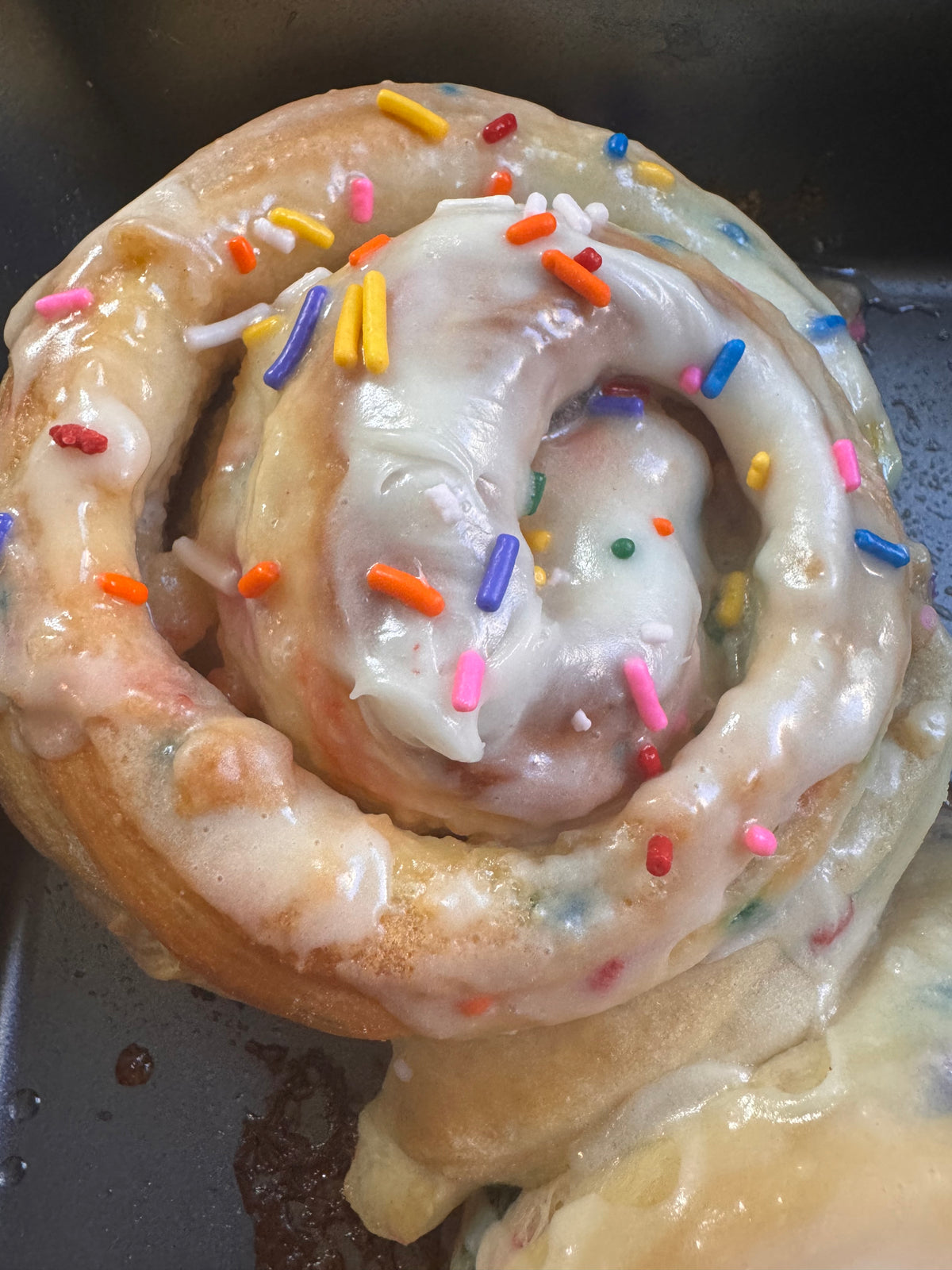 Rosie’s Birthday Confetti Cinnamon Rolls