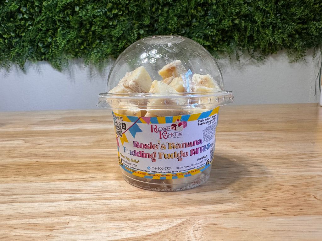 Rosie’s Cookies & Cream Fudge BITES with White Chocolate & Oreo Crumbs 5oz