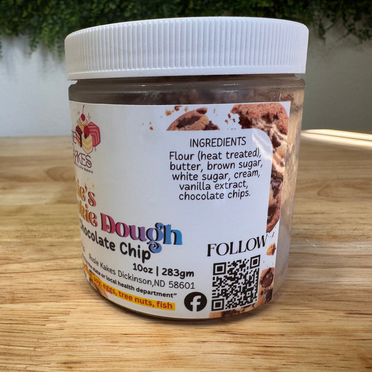 Rosie Kakes Fudge Chocolate Edible Cookie Dough