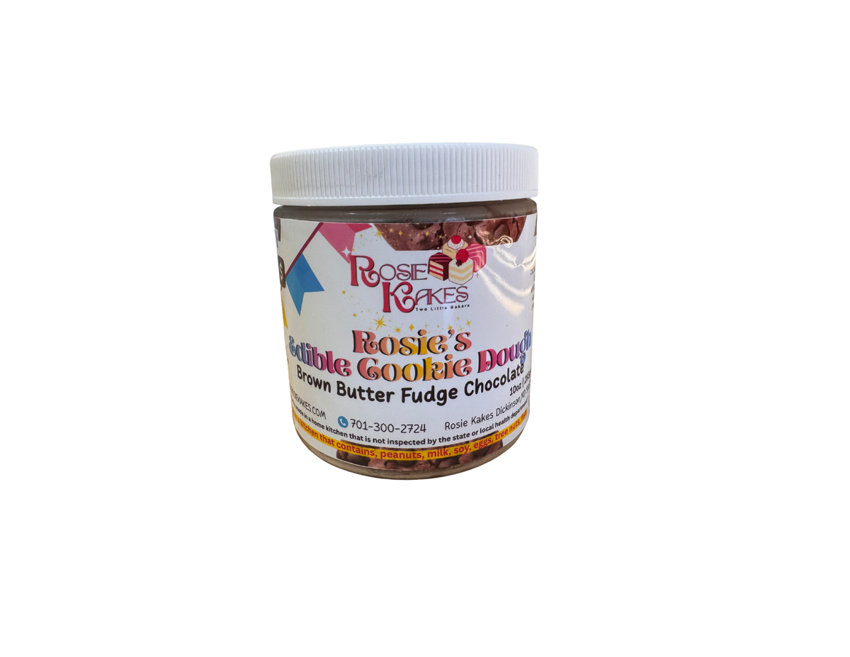 Rosie Kakes Fudge Chocolate Edible Cookie Dough